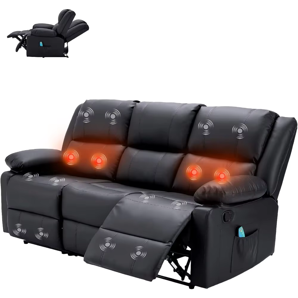 Massage Function Recliner Sofa