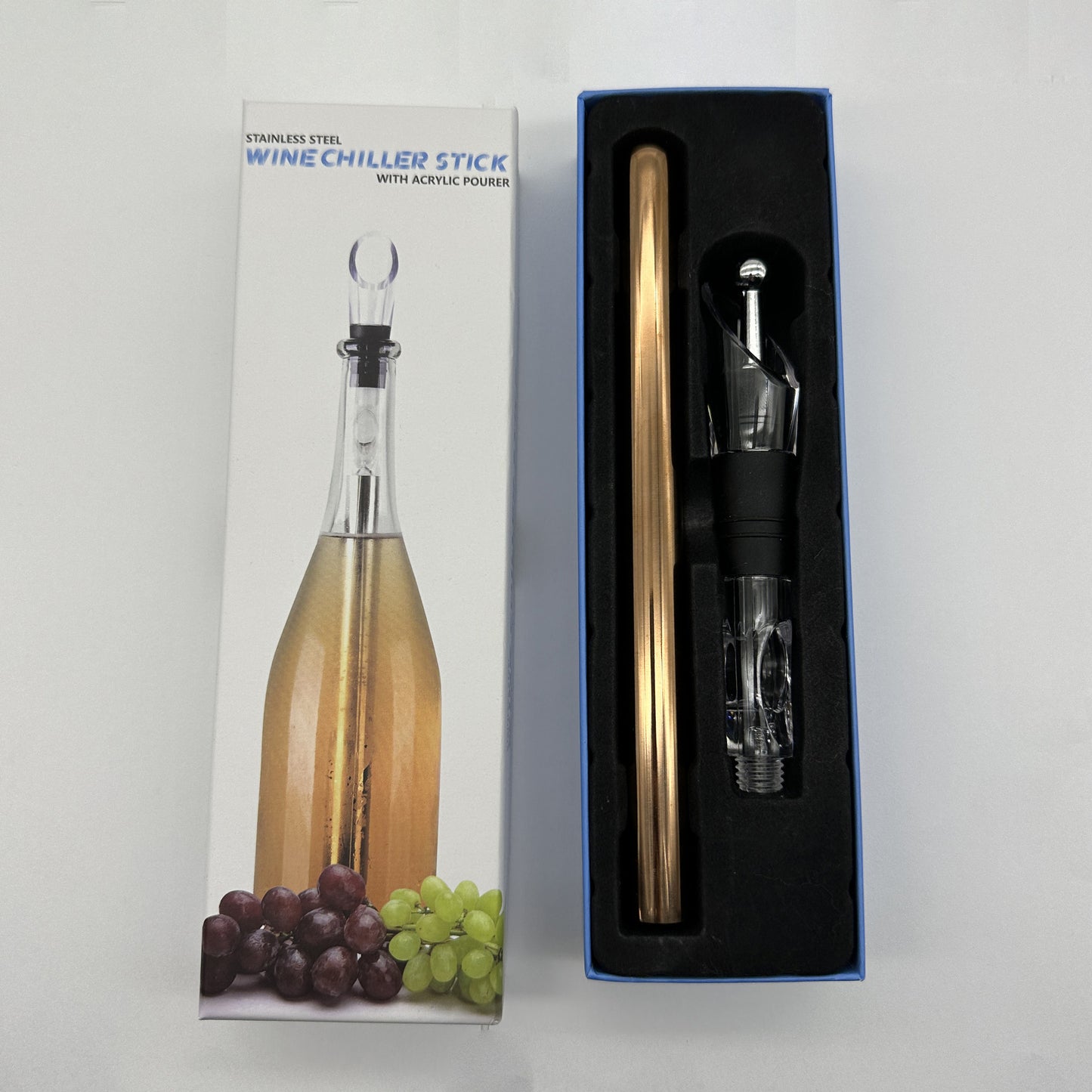 Stainless Steel Wine Chilling Rod for Bottles