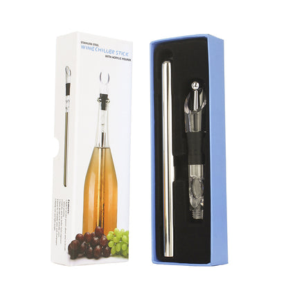 Stainless Steel Wine Chilling Rod for Bottles