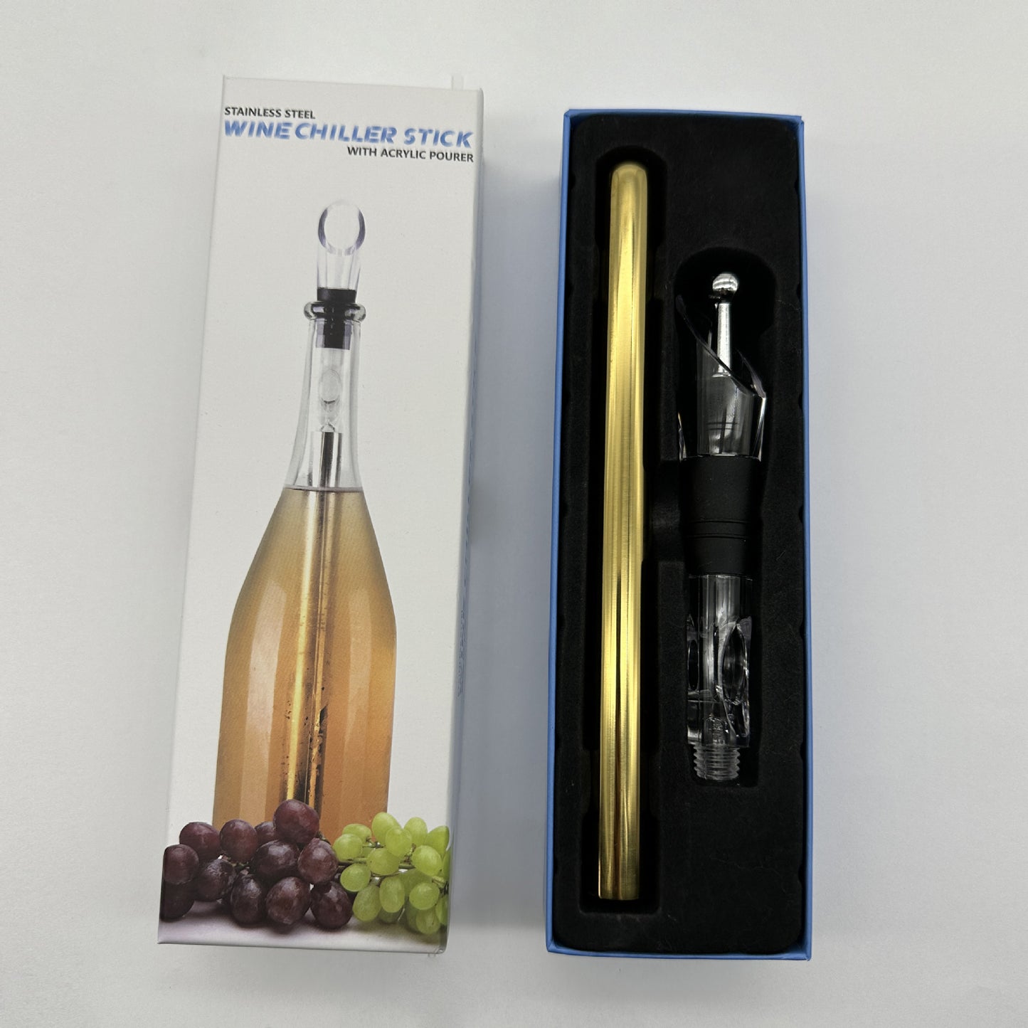 Stainless Steel Wine Chilling Rod for Bottles