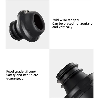 Vacuum Wine Stoppers Set - Keep Wine Fresh for 7 Days