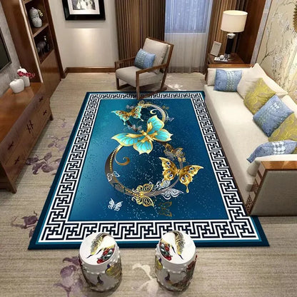 VIKAMA Chinese Style Area Rug: Zen Living