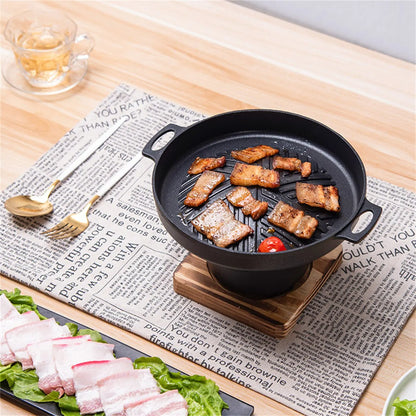 Mini BBQ Alcohol Stove Barbecue Grill One Person Cooking