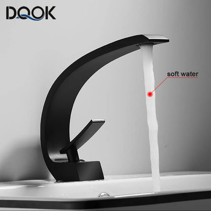 Basin Faucet Modern Bathroom Mixer Tap Waterfall Faucet