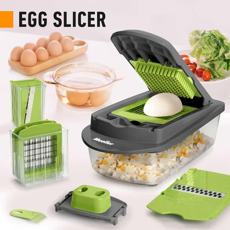 Multifunctional 14/16 in 1 Vegetable Onion Chopper Food Handle