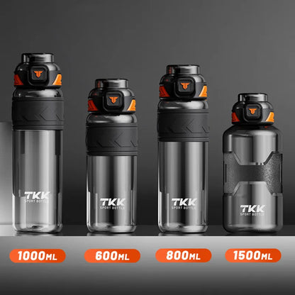 1000ml/1500ml High Quality Tritan Material Water Bottle With Straw