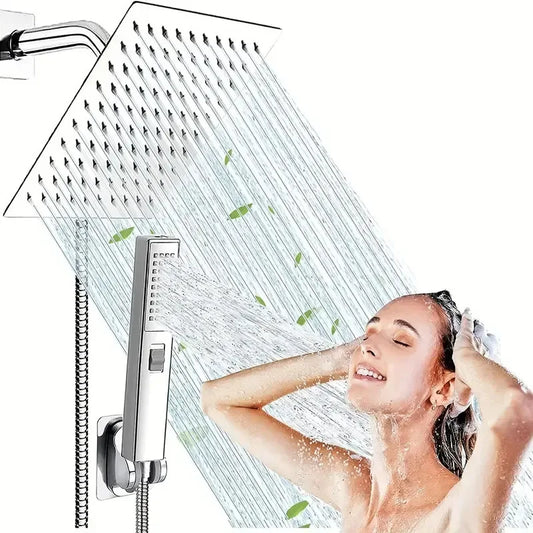 Bathroom and Rain Pressure Black Full Showers Spray Scottish System