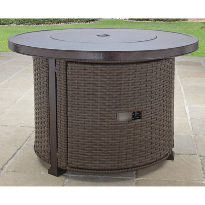 50,000 BTU Propane Gas Fire Pit Table with Glass Beads