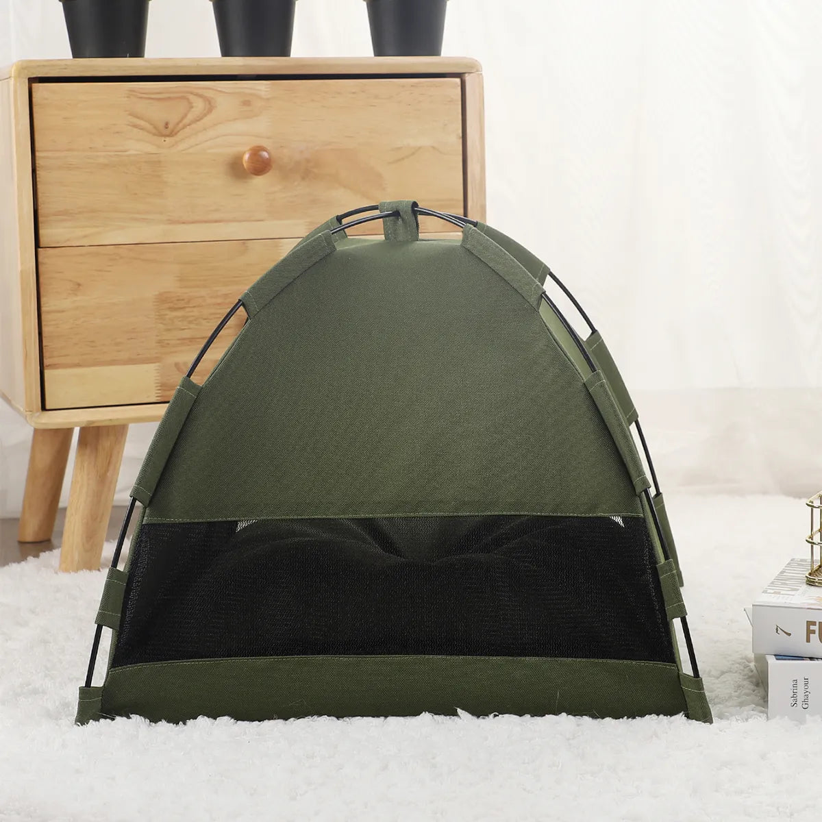 Pet Tent Bed Cats House Supplies Winter Clamshell Kitten Tents - DJW Trend Furniture-Home Goods