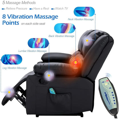 Massage Function Recliner Sofa