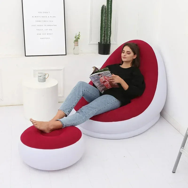 Inflatable Leisure Bean Bag Sofa Lazy Couch Bag Chair