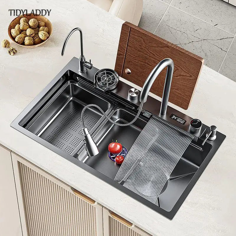 Waterfall Kitchen Sink