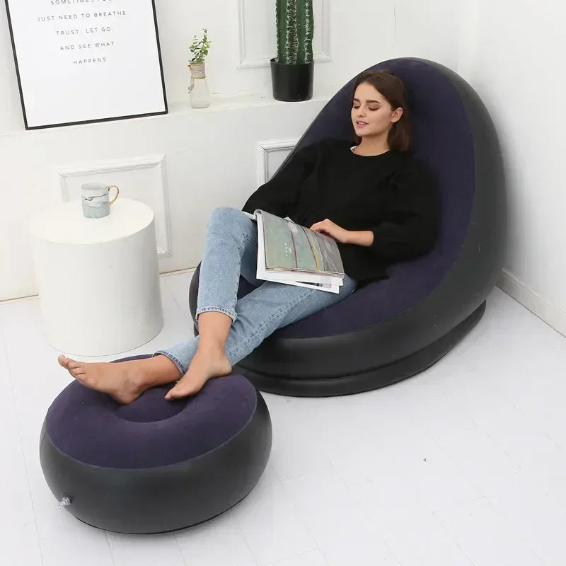 Inflatable Leisure Bean Bag Sofa Lazy Couch Bag Chair