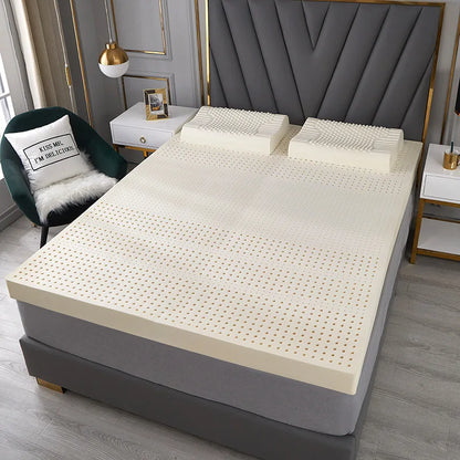 100% Thailand natural latex mattress with cover