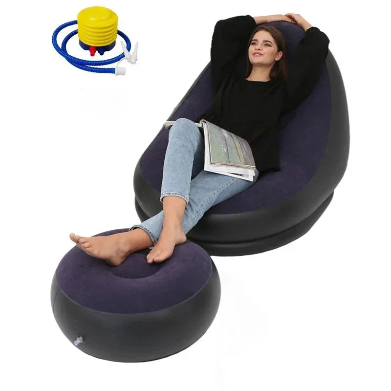 Inflatable Leisure Bean Bag Sofa Lazy Couch Bag Chair