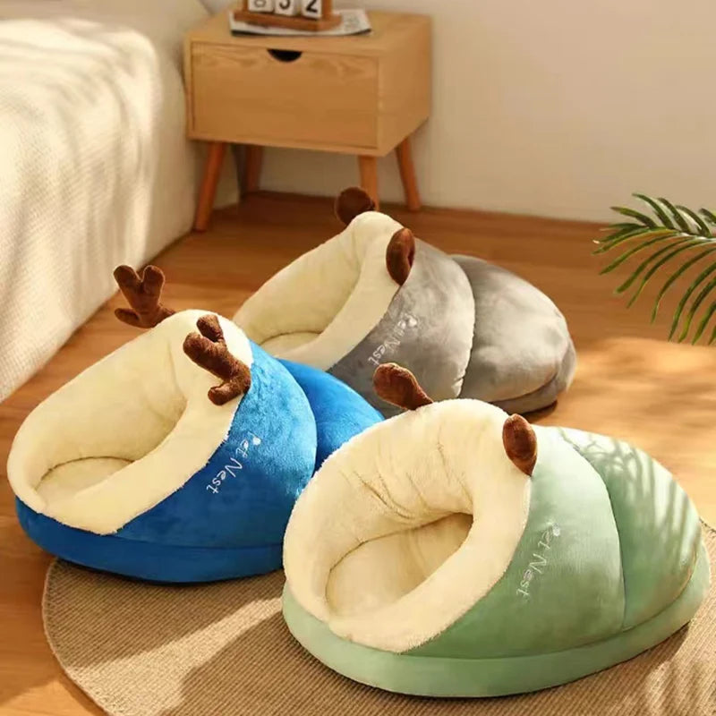 Warm Small Dog Kennel Bed Breathable Dog House - DJW Trend Furniture-Home Goods