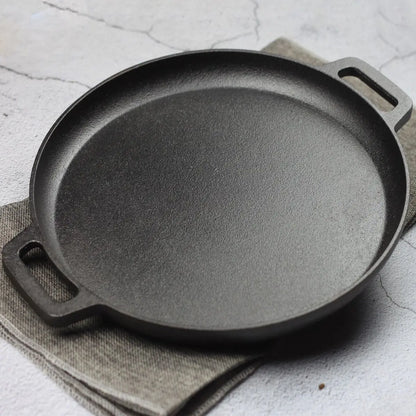 Cast Iron Thickened Double Ear Pancake Pot