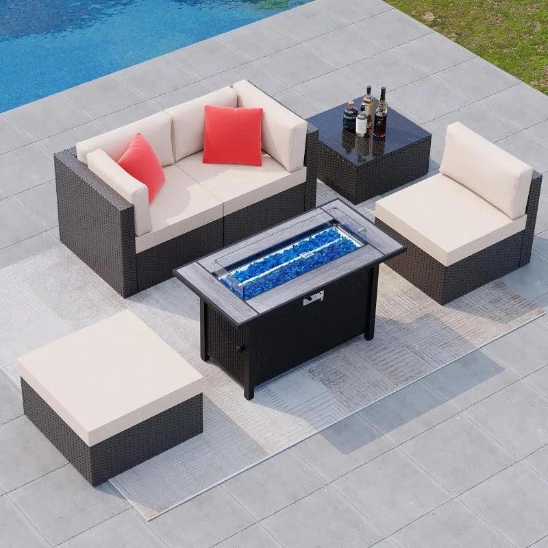 5 Pieces Patio Furniture Sets