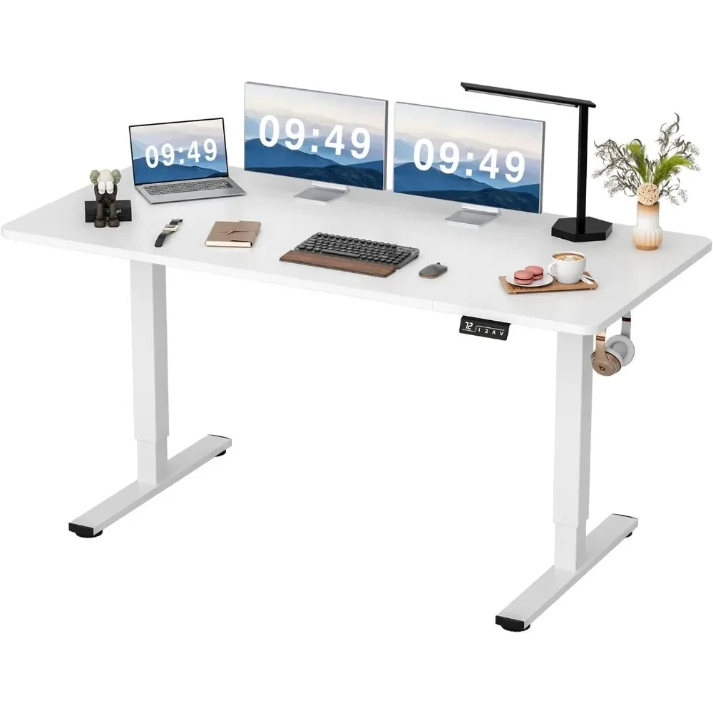 "63" Adjustable Standing Desk with Memory Preset"