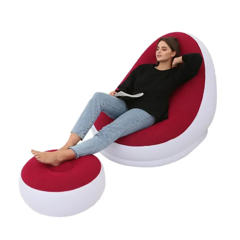 Inflatable Leisure Bean Bag Sofa Lazy Couch Bag Chair