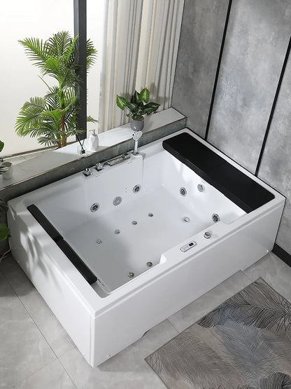 Double heated bathtub super large constant temperature