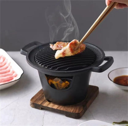 Mini BBQ Alcohol Stove Barbecue Grill One Person Cooking