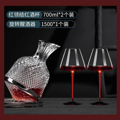 360° Rotating Crystal Decanter - 1500ml