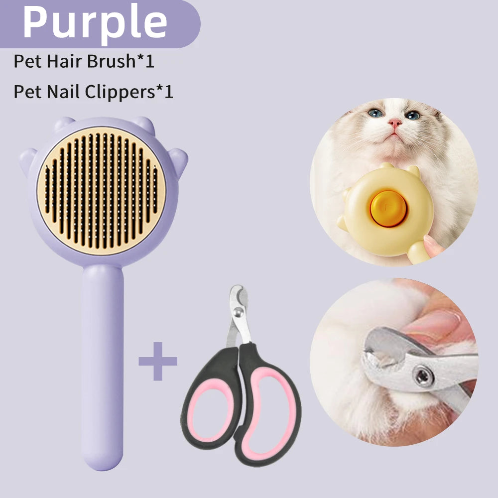 Pet Grooming Needle Brush Magic Massage For Cat Dog Cleaning Care - DJW Trend Furniture-Home Goods