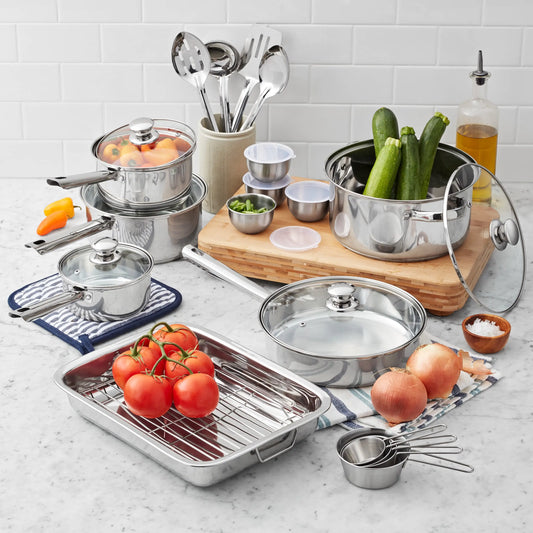 "Kitchen Goodies – 24-Pc Stainless Steel Set | Perfect Gift"