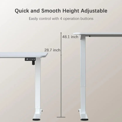 "63" Adjustable Standing Desk with Memory Preset"