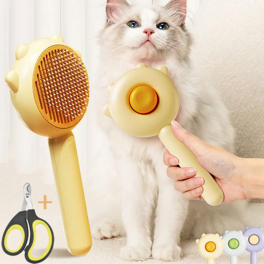 Pet Grooming Needle Brush Magic Massage For Cat Dog Cleaning Care - DJW Trend Furniture-Home Goods