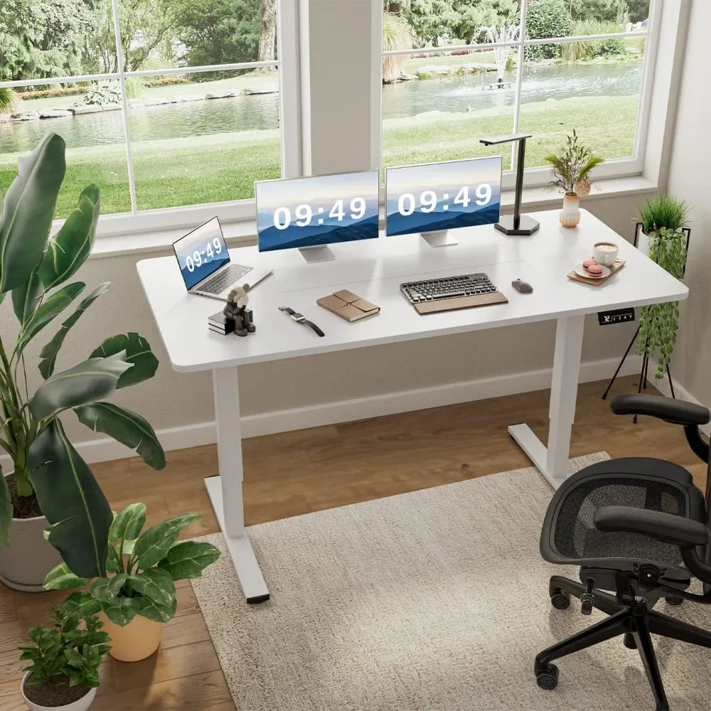 "63" Adjustable Standing Desk with Memory Preset"