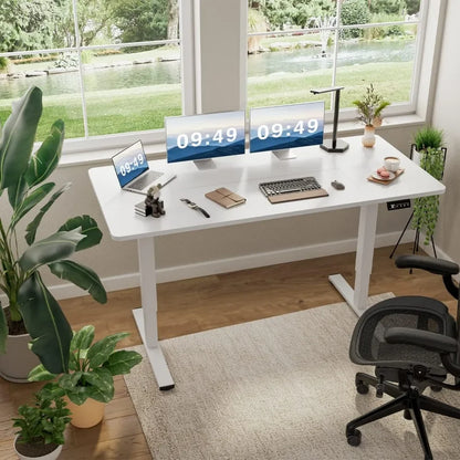 "63" Adjustable Standing Desk with Memory Preset"