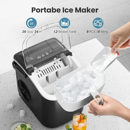 Home Appliances Portable Countertop Ice Maker