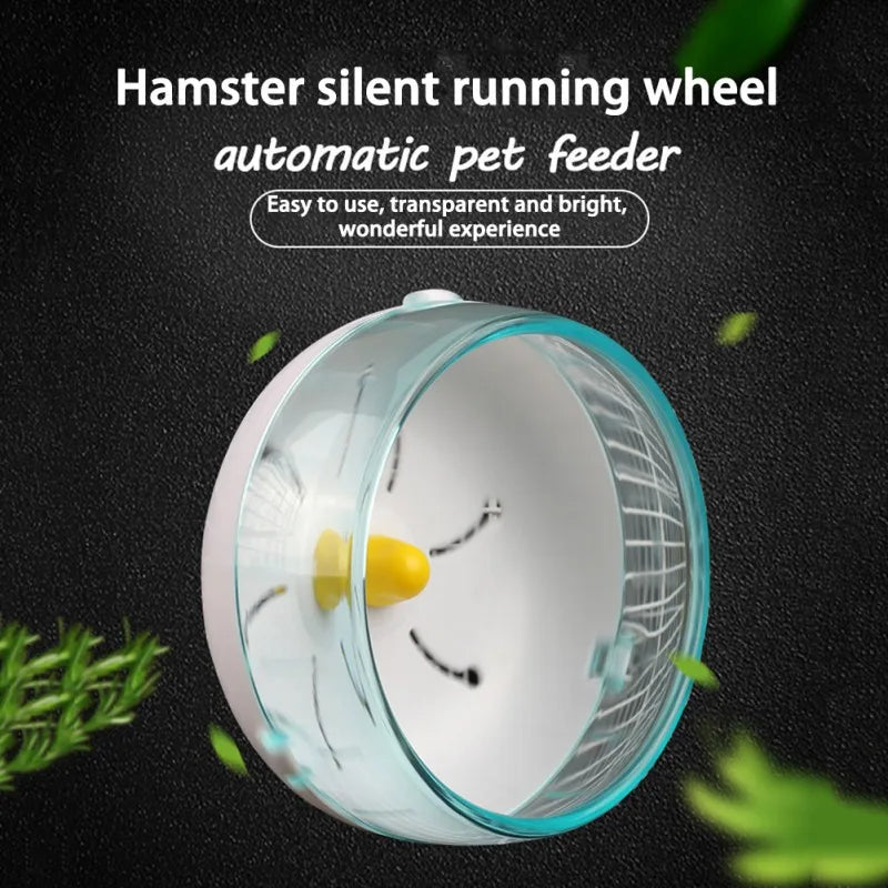 Pet Hamster Running Wheel Toy Exercise Wheel Quiet Spinner