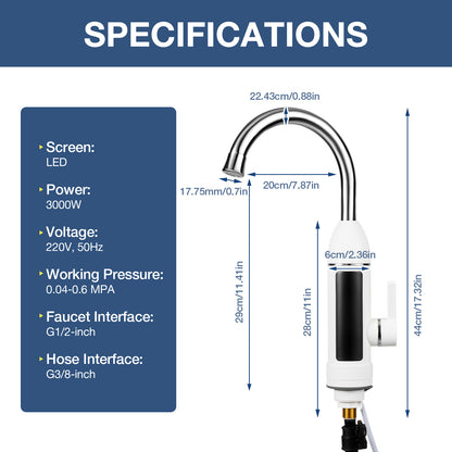 Swivel Stream Instant Smart Kitchen Faucet