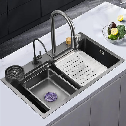 SleekSpace Black Nano Kitchen Sink