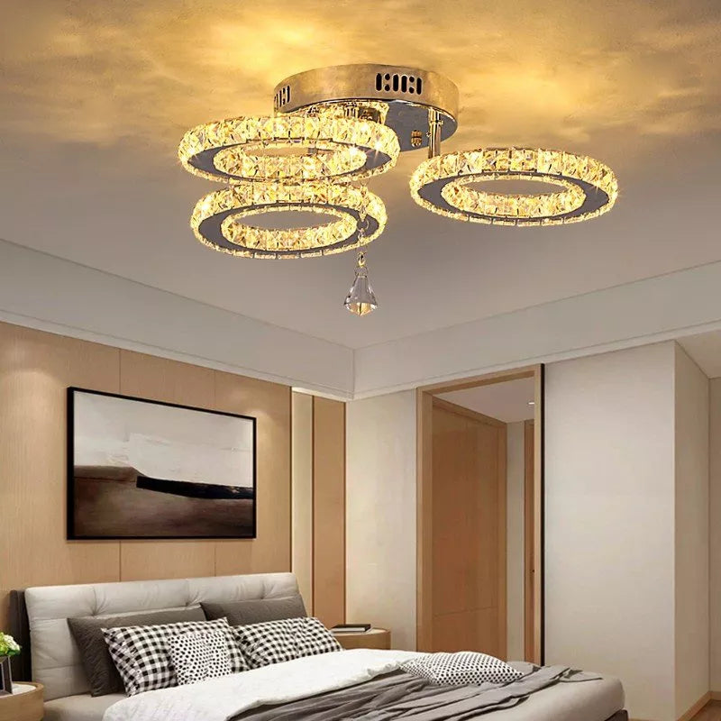 Luxe Lumina Crystal Chandelier DJW Trend Furniture-Home Goods