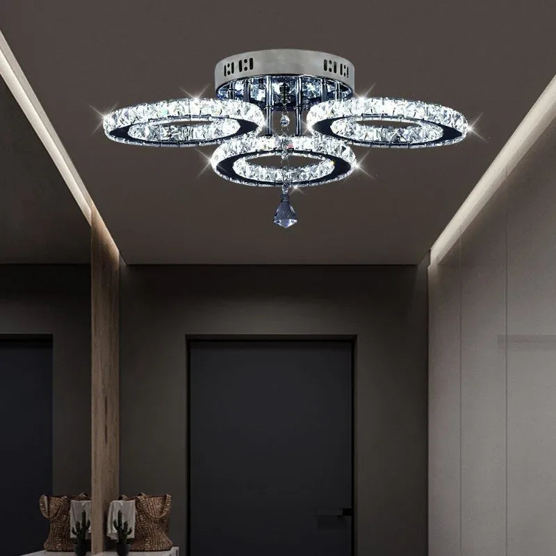 Luxe Lumina Crystal Chandelier DJW Trend Furniture-Home Goods